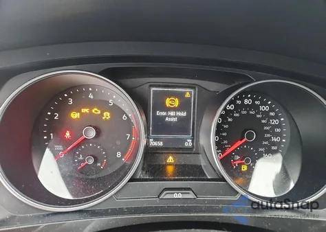 2019 Volkswagen Tiguan S z USA, uszkodzony, nr VIN 3VV0B7AX2KM084113